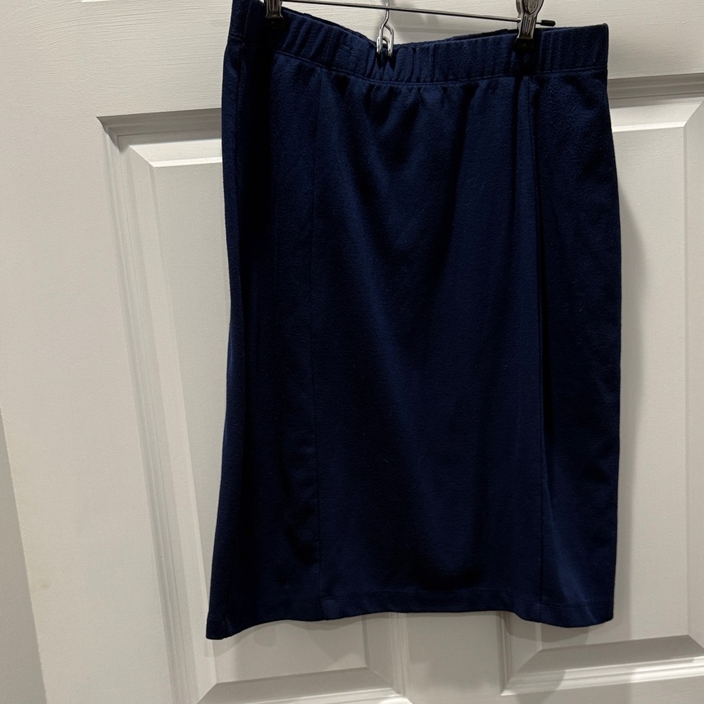 Hanes Classic Navy Pencil Skirt